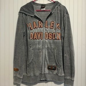 Harley Davidson Zip up Hoodie